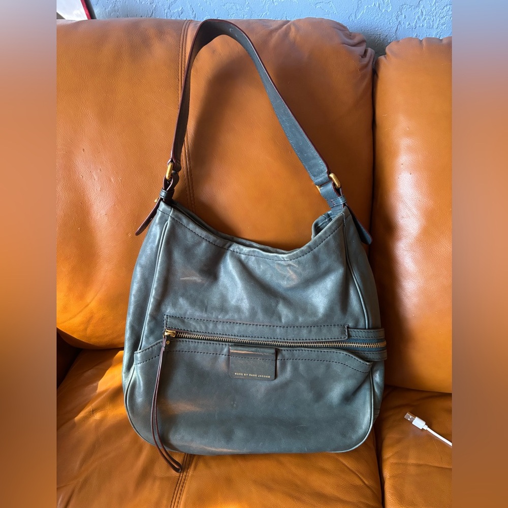Teal Marc Jacobs Hobo Bag